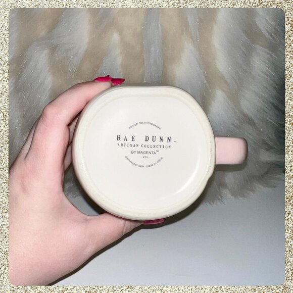 🐝 Rae Dunn "Bee Positive" 16oz Ceramic Coffee Mug NWOT - Picture 4 of 4